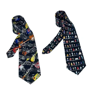 Modern Gentleman s Necktie With Detailed Liquor Instrument Artistic Patterns - Picture 1 of 10