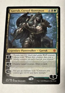Garruk, Cursed Huntsman- Throne of Eldraine- (Non-Foil)(NM) - Picture 1 of 2