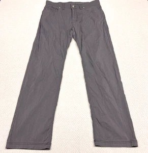 Pantalones Prana Para Hombre 34x32 Gris Nylon Calce Ajustado Rendimiento Senderismo Aire Libre - Imagen 1 de 8