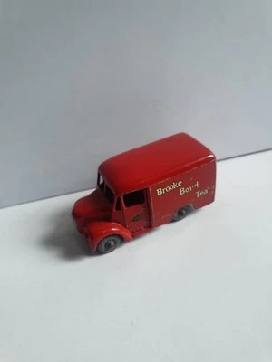 Matchbox 47a Trojan Van Brooke Bond Tea Red body grey plastic wheels black base  - Image 1 of 4