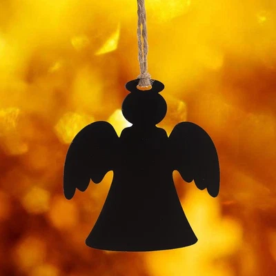  10 PCS Small Chalk Board Mini Chalkboard Signs Oval Blackboard Wooden - Image 1 of 4