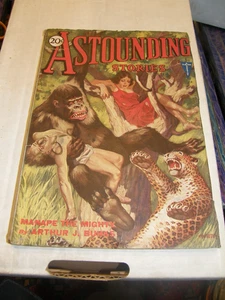 Astounding Stories June 1931 Wesso wild ape Cvr; Ray Cummings; Arthur J. Burks - Picture 1 of 4
