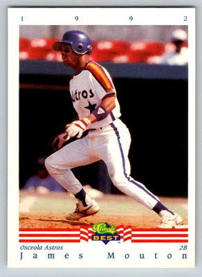 1992 CLASSIC BEST JAMES MOUTON OSCEOLA ASTROS #207 - Image 1 of 2
