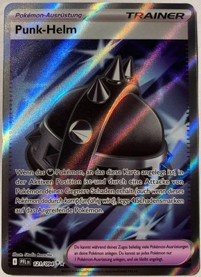 Pokemon Punk-Helm Deutsch 121/094 Fatale Flammen Full Art Near Mint - Bild 1 von 2