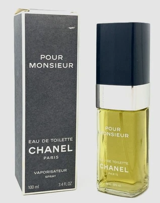 Chanel Pour Monsieur Eau De Toilette EDT Spray 100ml 3.4fl.oz. New Unused - Image 1 of 4