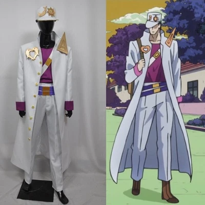 Jjba часть 4: бриллиант небьющийся Jotaro Kujo косплей костюм вечеринки реквизит - Изображение 1 из 4
