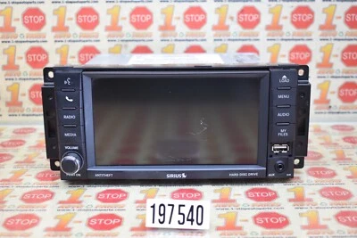 12-16 CHRYSLER TOWN & COUNTRY RADIO POR SATÉLITE NAVEGACIÓN PANTALLA 68245851AB OEM Foto 1 de 4
