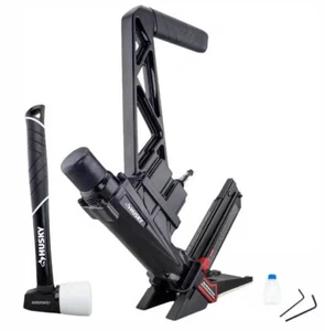 HUSKY Pneumatic Hardwood Flooring Nailer/Stapler 15.5Ga 16Ga T,L 5/8"-3/4" - Picture 1 of 8