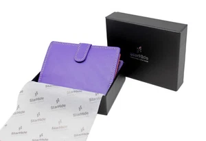 Neu Damen Frauen echt weiches Leder mehrfarbig Geldbörse Portemonnaie Geschenk verpackt 5535 - Bild 1 von 7