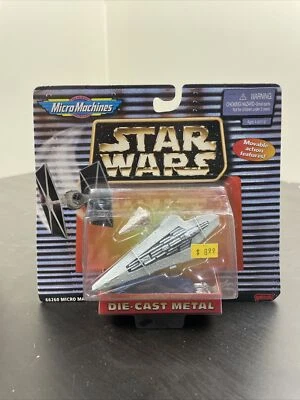Star Wars EXECUTOR com Star Destroyer Metal Fundido, Galoob 1997 Micro Máquinas - Imagem 1 de 2