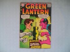 Green Lantern 52 1967 Silver Age Golden Age x-over Sinestro Gil Kane Key Issue