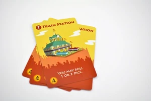 Juego Machi Koro piezas de repuesto - puntos de referencia - estaciones de tren - Imagen 1 de 2