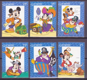 SELLOS WALT DISNEY 6 SERIES COMPLETAS NUEVAS INCLUYE VALORES ALTOS AÑO 1995 MNH - Imagen 1 de 4