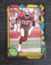 Jerry Rice, 1991 Wilcard NFL Card #73, San Francisco 49ers 