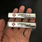 2x Metal Resident Evil Umbrella Corporation Emblem Car Trunk Badge Decal Sticker