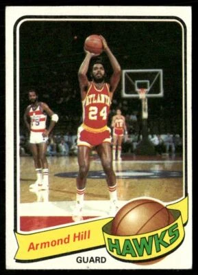 1979-80 Topps Armond Hill Atlanta Hawks #57 *C* - Image 1 of 2