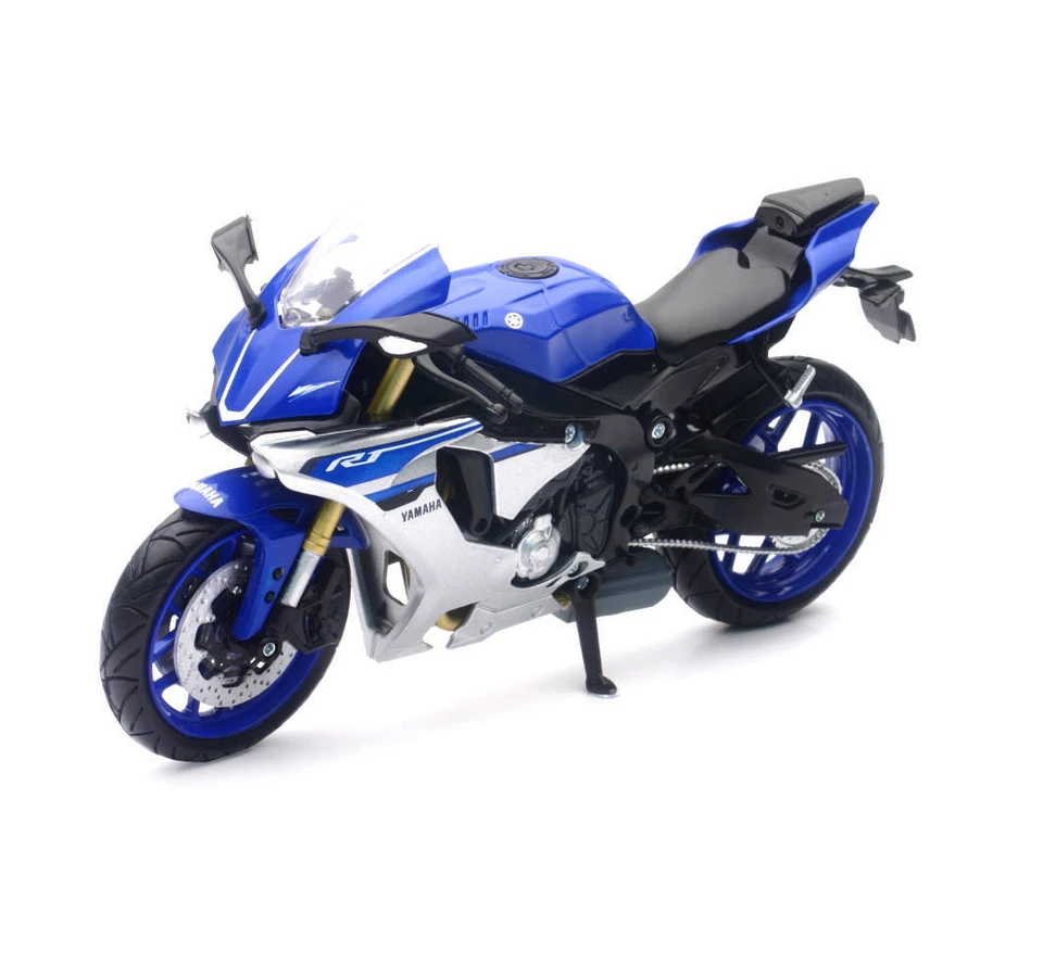 Nueva réplica de bicicleta deportiva azul Ray Toys Yamaha YZF-R1 2016 modelo a escala 1:12 Foto 1 de 1