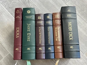 Vintage Lot New Millennium Library Moby Dick Charles Dickens Mark Twain & More - Imagen 1 de 8