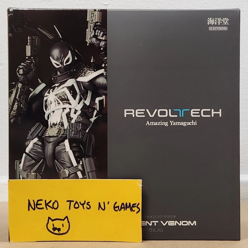 Yamaguchi Agent Venom Figure Spider-Man Kaiyodo Revoltech