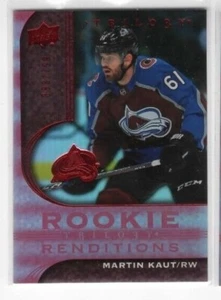 Martin Kaut 20-21 UD Trilogy Rookie Renditions Red /799 RR-16 Colorado Avalanche - Picture 1 of 1