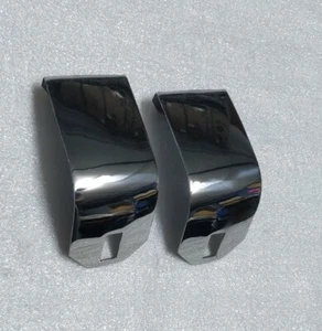 MERCEDES R107 SL 2x CHROME BUMPER JOINT COVER JOIN PIECE COVER C107 SLC - Picture 1 of 6