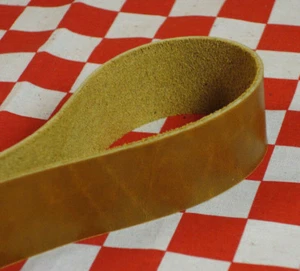 HORWEEN BUTTERSCOTCH CAVALIER 5.5 oz. LEATHER STRAPS, SELECT YOUR SIZE. - Picture 1 of 11