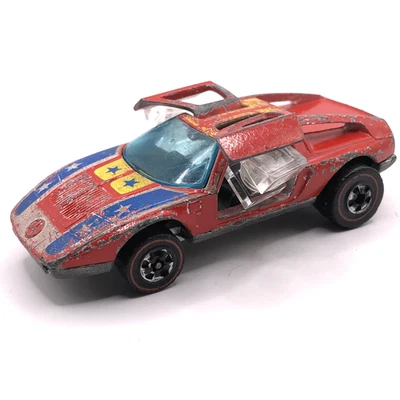 Hot Wheels Redline Mercedes Benz C-111 1970/1974 rojo - hecho en Hong Kong Foto 1 de 4