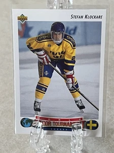 STEFAN KLOCKARE--ROOKIE--1992-93 UPPER DECK--TEAM SWEDEN--FREE SHIPPING - Bild 1 von 2