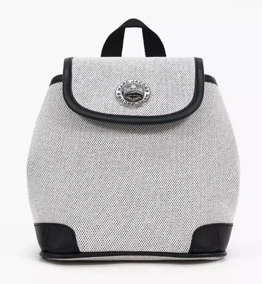 New Marc Jacobs Convertible Canvas Backpack Bag Beige /Black - Image 1 of 4