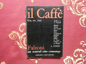 il caffè n 4 agosto-settembre 1968 rivista letteraria - Foto 1 di 4