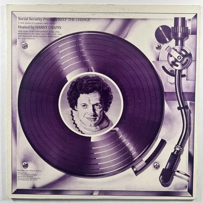Social Security Presents Keep The Change - Harry Chaplin Host 2LP EX Bob Dylan - Image 1 of 4