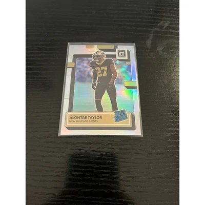2022 Panini Donruss Optic Alontae Taylor Rated Rookie Silver Saints RC #300! - Image 1 of 2