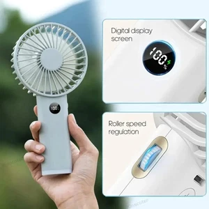 Mini Nuevo Ventilador Personal de Mano,Portátil,Mini Ventilador de Mano USB,Mini Ventilador Recargable - Imagen 1 de 27