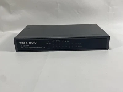 TP-LINK Black TL-SG1008P 8 Port Gigabit With 4 Port PoE 48V Desktop Switch - Image 1 of 4