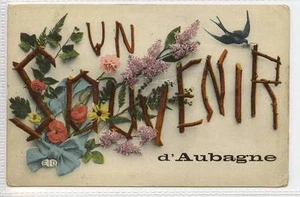 (w9v14-315) Un Souvenir d'Aubagne c1920 Unused G-VG - Picture 1 of 1