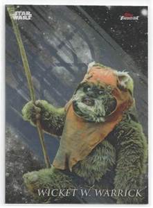 2018 TOPPS FINEST STAR WARS #96 WICKET W. WARRICK - Picture 1 of 1