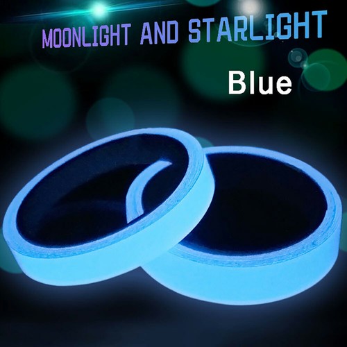 Blue Luminous Tape Glow in the Dark Night Safety Wall Deco Self Adhesive Sticker