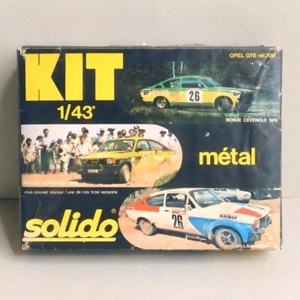 Kit Metal Solido 1/43 Ref 70K Opel GTE rally modelo fundido a presión / Sin neumáticos - Imagen 1 de 15