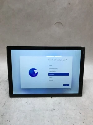 Microsoft Surface Pro 5 1796 i5 4GB RAM 128GB SSD Windows 11 *CRACKED* AS IS -DW - Image 1 of 4