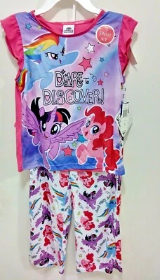 MY LITTLE PONY MOVIE GIRLS 3 PCS SLEEP SET SIZE 10 SO CUTE!!! - Image 1 of 4