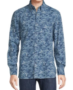 DANIEL CREMIEUX KYOTO COLLECTION MENS CASUAL BUTTON-UP 100% COTTON SIZE S - Picture 1 of 13