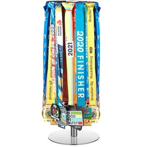 Espositore Medaglie Appendiabiti Espositore Medaglie Girevole Porta Medaglie Rotanti Metalli Dis... - Foto 1 di 6