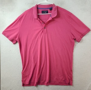 Penguin Mens 2XL Pink Short Sleeve Polo Shirt - Picture 1 of 8