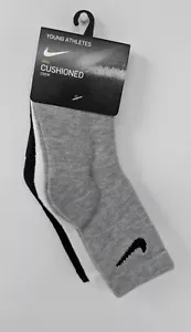 Nike Kids' 6-Pairs Young Athletes Crew Socks Sz: 6/7 (2975) New B1(A22T) - Picture 1 of 5