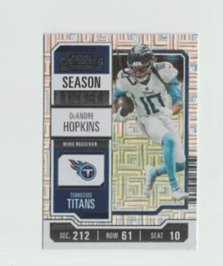 DE'ANDRE HOPKINS 2023 PANINI CONTENDERS FOOTBALL SEASON TICKET MOJO #95 TITANS - Picture 1 of 2