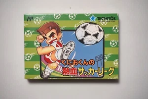 Famicom Kunio-kun no Nekketsu Soccer League boxed Japan FC game US Seller - Picture 1 of 4