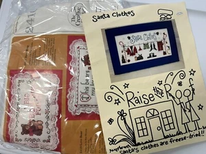 Creative Circle #2410Bear Hug & Santa ClothesNeedlecraft Kit And Raise The Roof - Picture 1 of 9