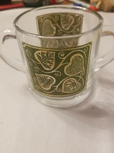 VintageTwo Handle Glass Childrens Cup, Measures 3x 5 in. Great condition. - Picture 1 of 7