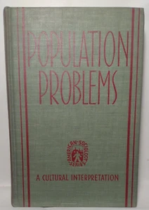 Population Problems: A Cultural Interpretation by Paul Landis -1943 Hardcover - Picture 1 of 16