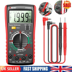 Professional Digital Multimeter Voltmeter Ammeter Ohmmeter Multi Tester Meter UK - Picture 1 of 14